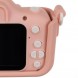 Digikaamera lastele, roosa lastekaamera, kaamera lastele roosa, mälukaardiga